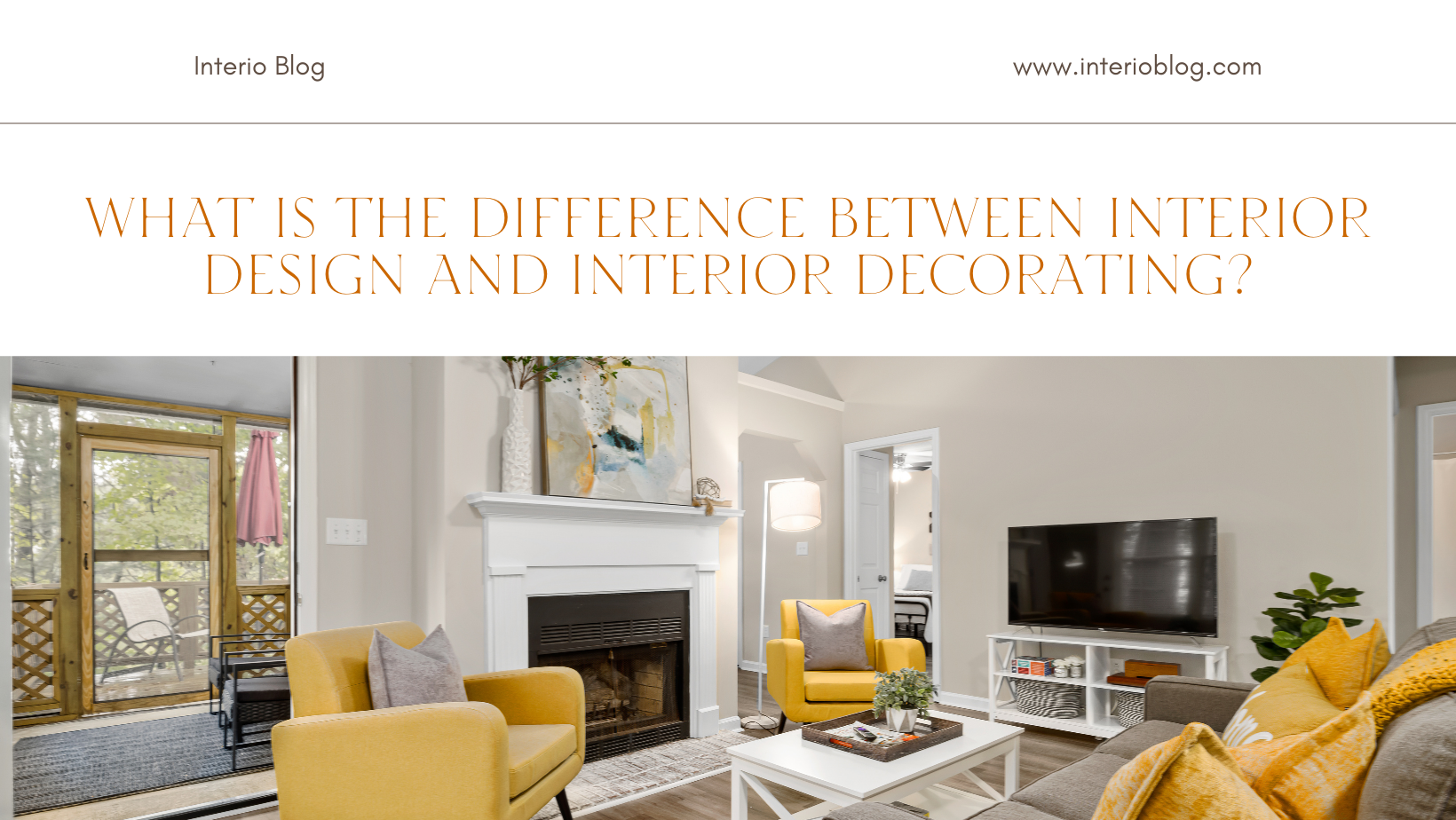 What is the Difference Between Interior Design and Interior Decorating?